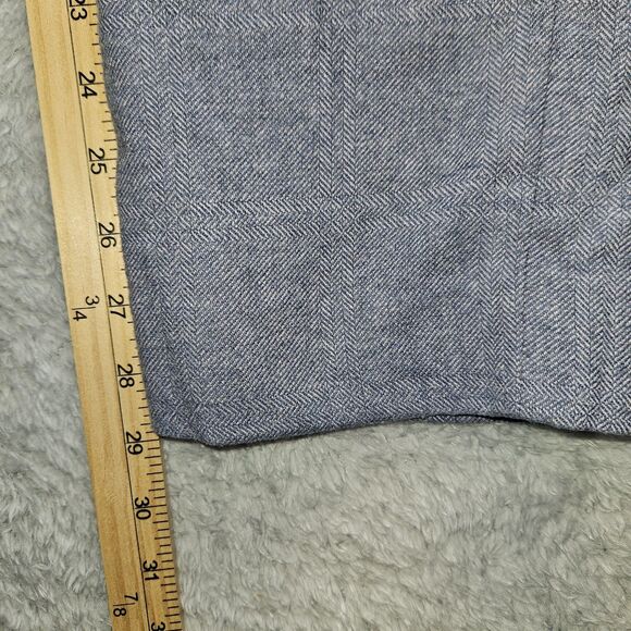 Banana Republic Womens Blue Ryan Dress Pants Size 10 Wool Office Professional - Picture 6 of 10